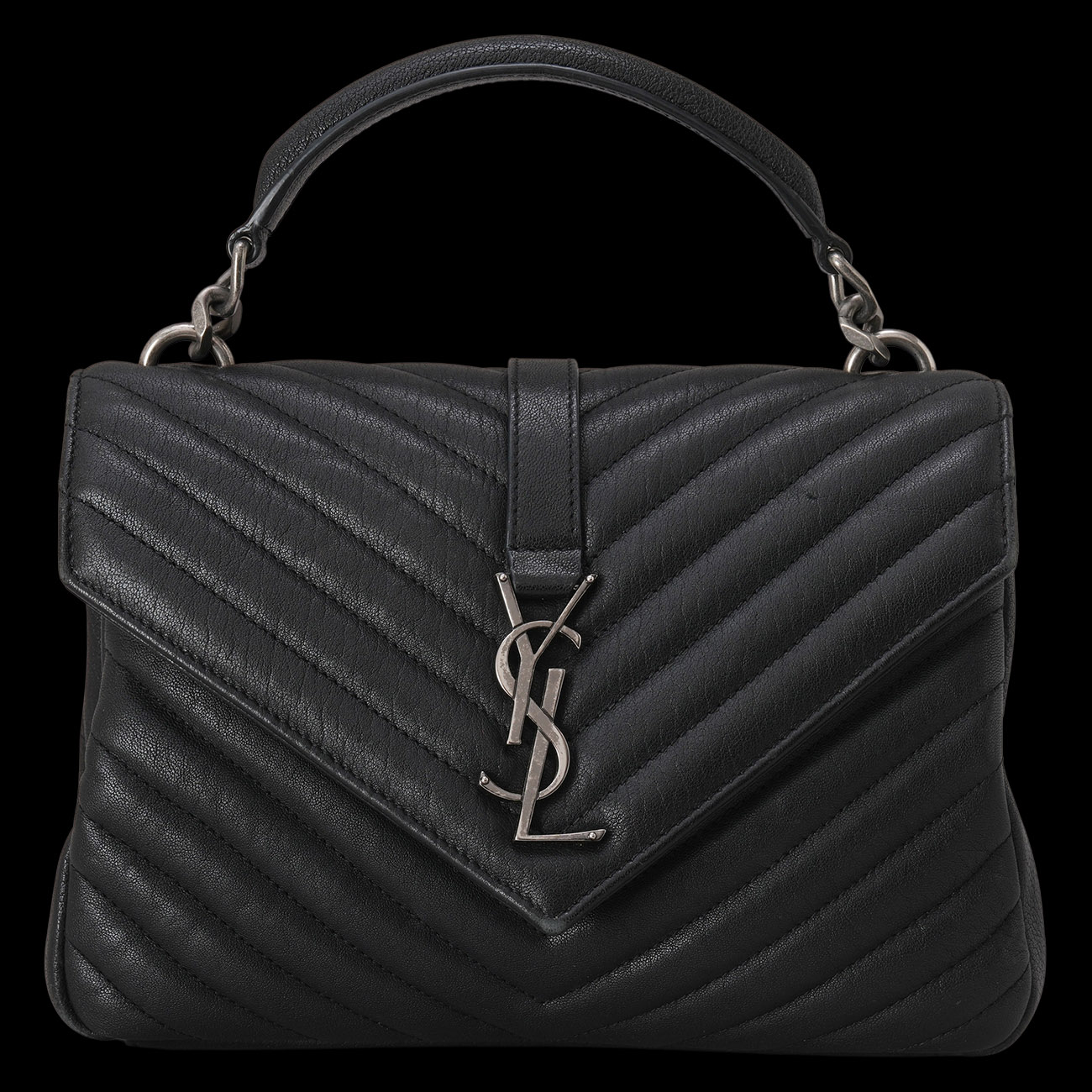 YVES SAINT LAURENT(USED)생로랑 487213 컬리지 미디움 백